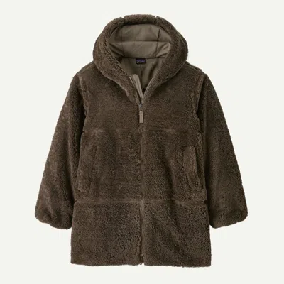Patagonia Kids' Happy Mesa Fleece Parka In Marlow Brown