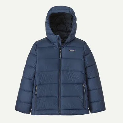 Patagonia Kids' Hi-loft Down Sweater™ Insulated Hoody In New Navy In Blue