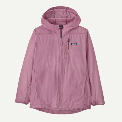Patagonia Kids' Houdini® Windbreaker Jacket In Light Violet In Pink