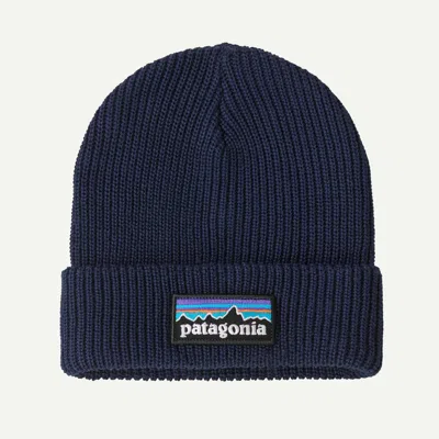 Patagonia Kids' Logo Beanie In New Navy In Blue