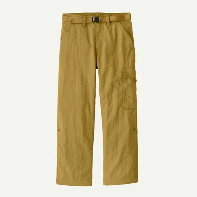 Patagonia Kids' Outdoor Everyday Pants In Lynx Tan In Green