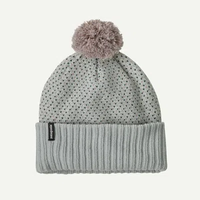 Patagonia Kids' Powder Town Ski Beanie In Virtually Blue In Gray