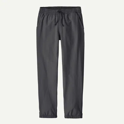 Patagonia Kids' Quandary Hiking Pants In Forge Grey W/forge Grey In Blue