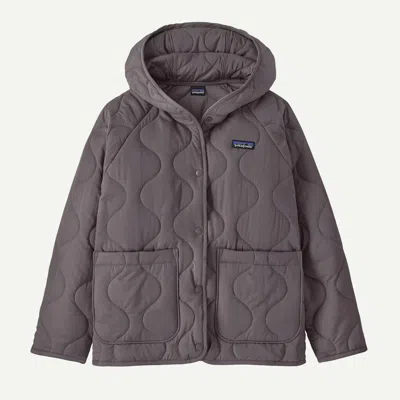 Patagonia Kids' Quilted Puffer Jacket In May Grey In Gray