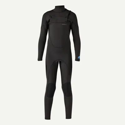 Patagonia Kids' R1® Yulex® Regulator® Front-zip Wetsuit In Black