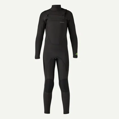Patagonia Kids' R2® Yulex® Regulator® Front-zip Wetsuit In Black