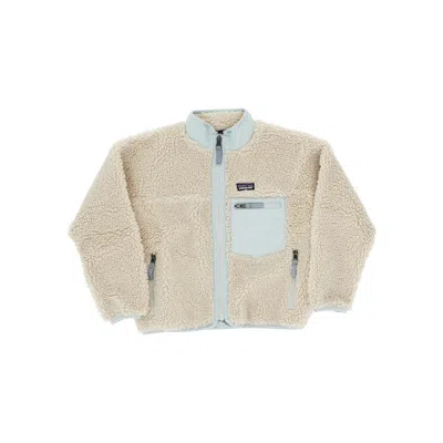Patagonia Kids Retro-x Fleece Jacket In Neutral