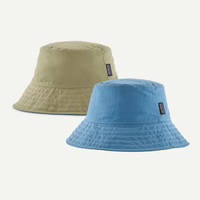 Patagonia Kids' Reversible Bucket Hat In Shore Blue