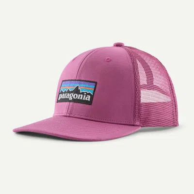 Patagonia Kids' Trucker Hat In Faded Magenta