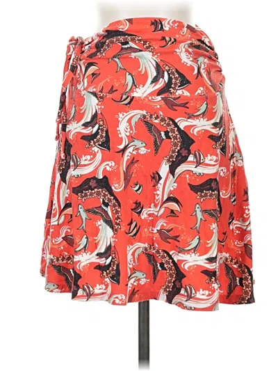 Pre-owned Patagonia Leather Skirt In Red