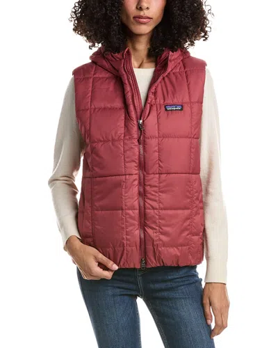 Patagonia Light Gust Hooded Vest In Brown