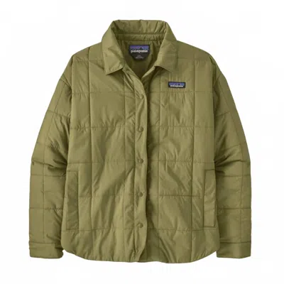 Patagonia Light Gust Shirt Jacket In Caper Green