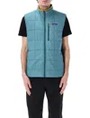 Patagonia Quilted Lightweight Sleeveless Vest Pockets In Blue