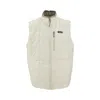 Patagonia Quilted Stand-up Collar Vest In Beige