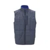 Patagonia Quilted Lightweight Sleeveless Vest Pockets In Blue