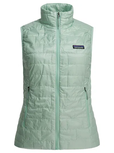 Patagonia Lightblue Recycled Polyester Jacket In Blue