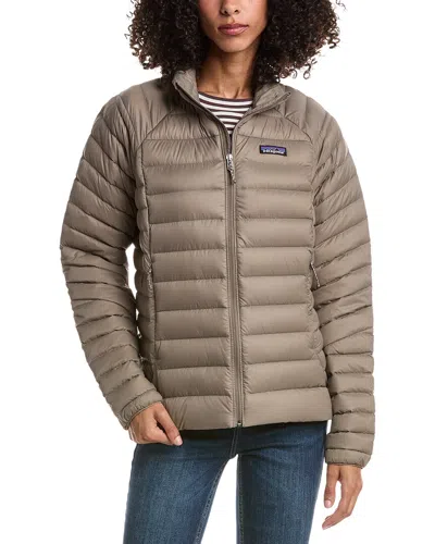 Patagonia Lightweight Down Jacket In Brown