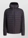 Patagonia Lightweight Hooded Quilted Jacket In Black