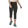 Patagonia Lightweight Pack Out Cropped High Waist Pants In Black In Black