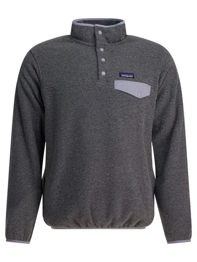Patagonia Lightweight Synchilla Snap-t Fleece Jackets Grey In Gray