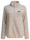 Patagonia Lightweight Synchilla Snap-t Fleece Jackets And Coats Beige In Neutral