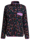 Patagonia Lightweight Synchilla Snap-t Fleece Jackets And Coats Purple In Multi