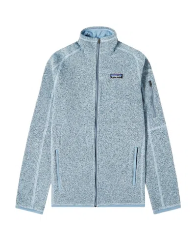 Patagonia Logo Casual Jacket In Blue