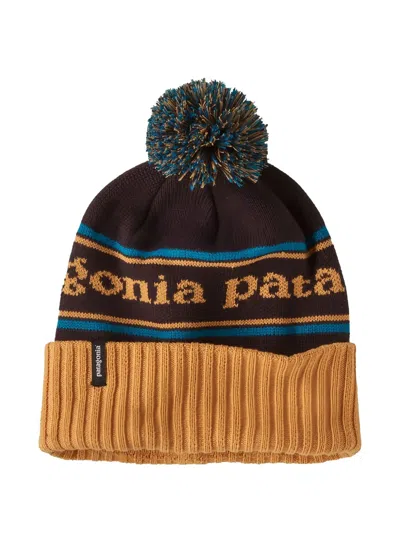 Patagonia Logo-embroidered Beanie Hat In Yellow