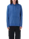 Patagonia Logo Hoodie In Blue