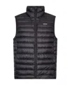 Patagonia Logo-patch Feather-down Gilet In Black