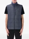 Patagonia Quilted Lightweight Sleeveless Vest Pockets In Blue