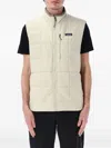 Patagonia Quilted Stand-up Collar Vest In Neutrals