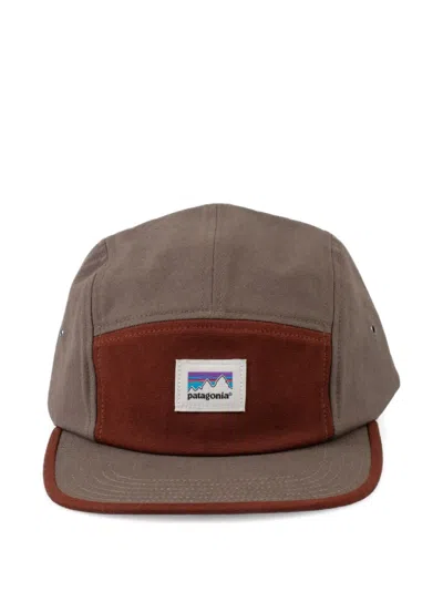 Patagonia Logo-patch Hat In Brown