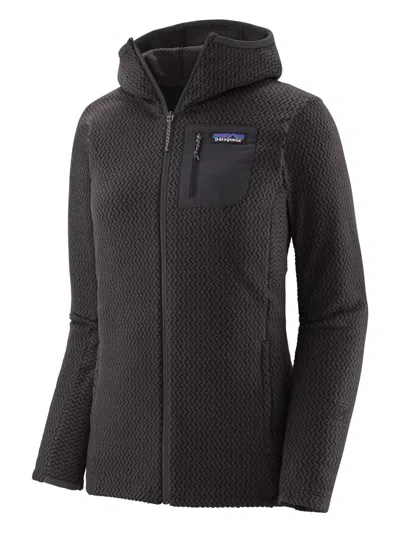 Patagonia Logo-patch Jacket In Black