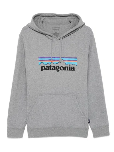 Patagonia Hoodie Mit Logo-print In Gray