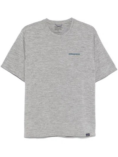 Patagonia Logo-print T-shirt In Grey