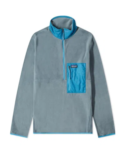 Patagonia Logo Pullover Jacket In Blue