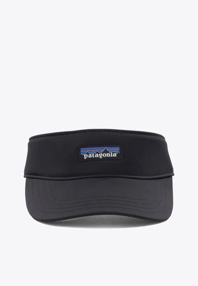 Patagonia Logo-embroidered Baseball Cap In Black