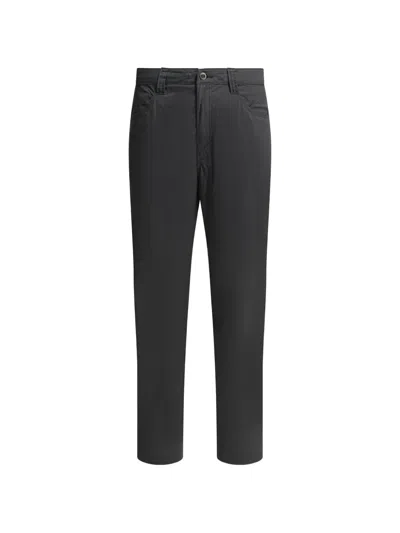 Patagonia Logo-patch Trousers In Gray