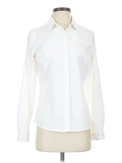 Pre-owned Patagonia Long Sleeve Blouse In White