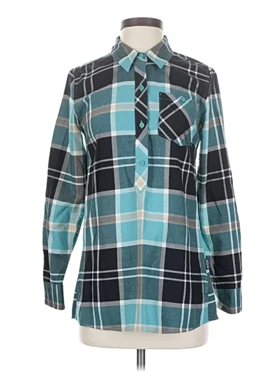 Pre-owned Patagonia Long Sleeve Button Down Shirt In Blue