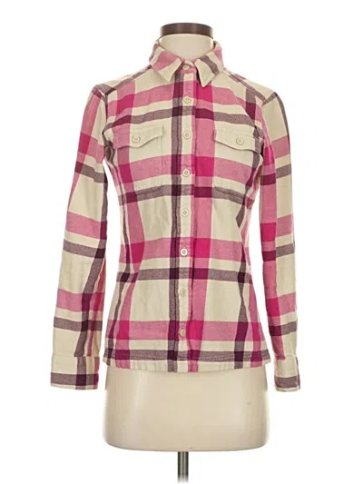 Pre-owned Patagonia Long Sleeve Button Down Shirt In Burgundy