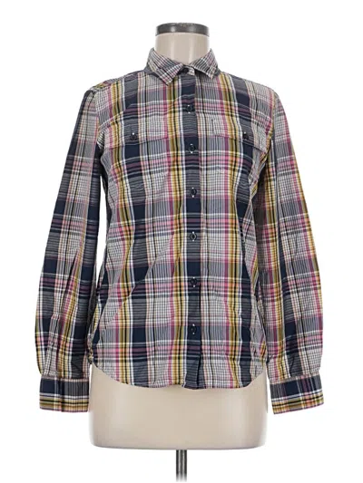 Pre-owned Patagonia Long Sleeve Button Down Shirt In Gray