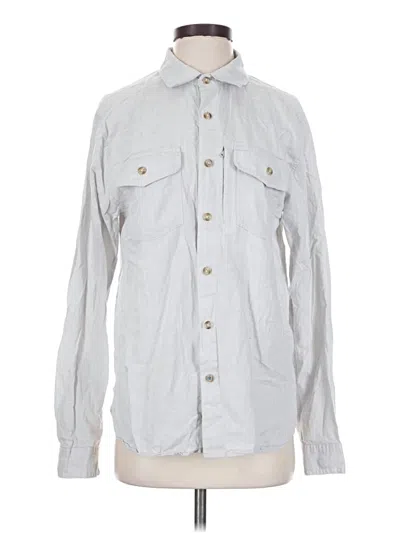 Pre-owned Patagonia Long Sleeve Button Down Shirt In Gray
