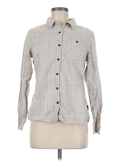 Pre-owned Patagonia Long Sleeve Button Down Shirt In Gray