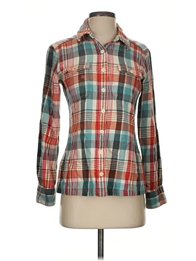 Pre-owned Patagonia Long Sleeve Button Down Shirt In Teal