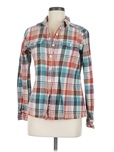 Pre-owned Patagonia Long Sleeve Button Down Shirt In Teal