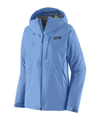 Patagonia Hooded Casual Jacket In Blue