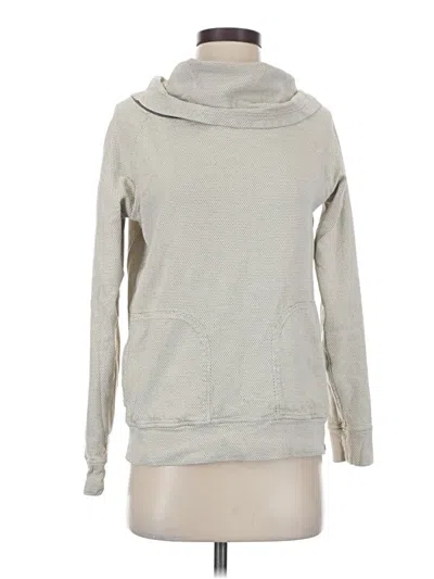 Pre-owned Patagonia Long Sleeve Top Gray Cowl Neck Tops