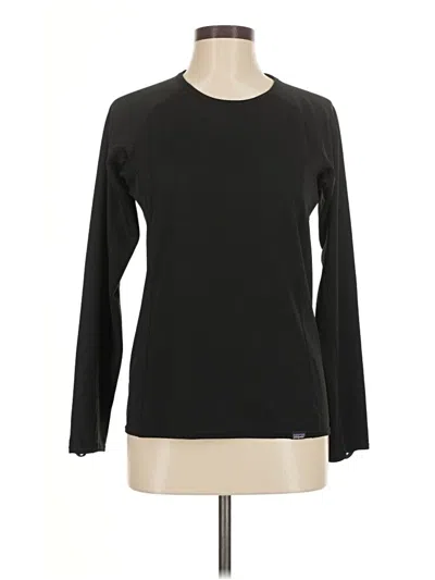 Pre-owned Patagonia Long Sleeve T-shirt In Black